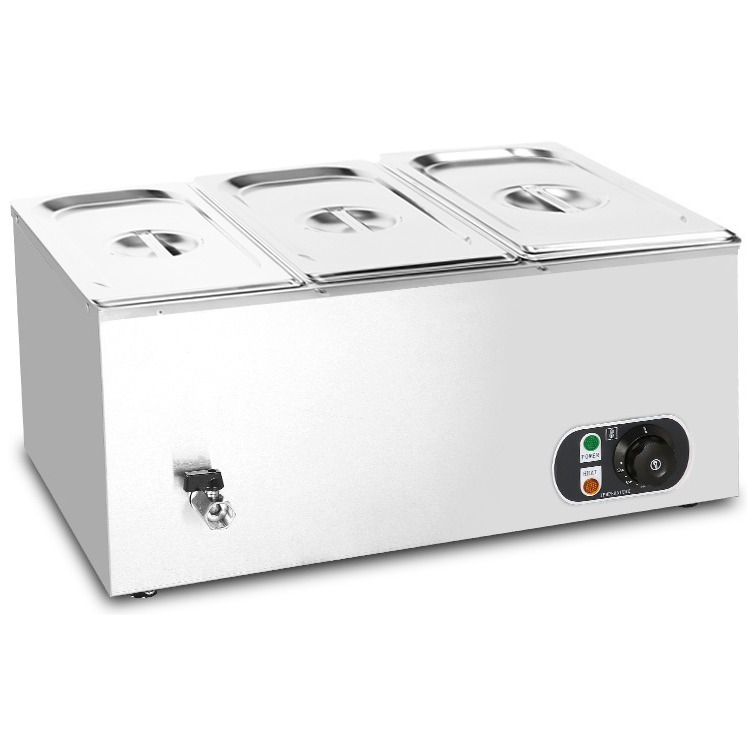 3 Pans Electric Bain Marie — Food Warmers