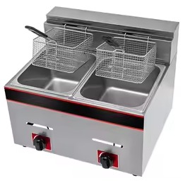 Commercial Deep Fryer Double Tank (Gas) — Deep Fat Friers