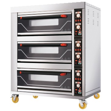 Bakery Electric 3 Deck 6 Tray Oven — Baking Ovens