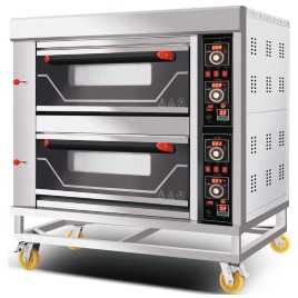 Bakery Gas 2 Deck 4 Tray Oven — Baking Ovens