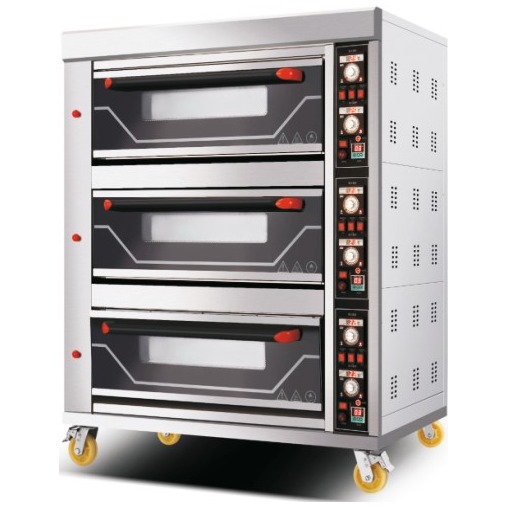 Bakery Gas 3 Deck 6 Tray Oven — Baking Ovens
