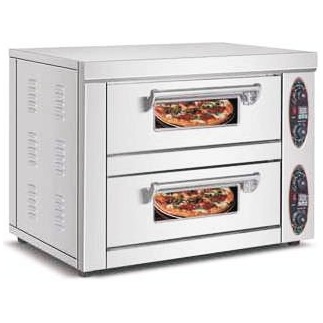 Bakery Electric 2 Deck 2 Tray Oven (with Stone) — Pizza Oven