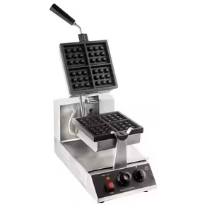 Square Rotary Waffle Maker — Waffle & Chocolate Warmers
